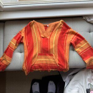 Orange beachy sweater